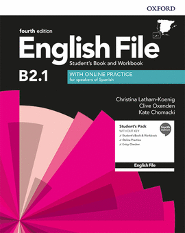 V5 ENGLISH FILE 4TH EDITION B2.1. STUDENT'S BOOK AND WORKBOOK WITHOUT KEY PACK