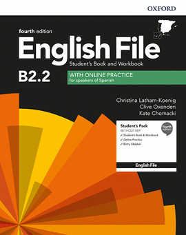 V6 ENGLISH FILE 4TH EDITION B2.2. STUDENT'S BOOK AND WORKBOOK WITHOUT KEY PACK