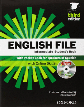 V3 ENGLISH FILE INTERMEDIATE: STUDENT'S BOOK AND WORKBOOK WITH ANSWER KEY PACK 3RD