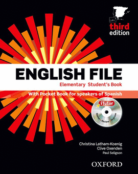 V1 ENGLISH FILE ELEMENTARY PACK STUDENT Y WB 2012