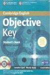 CAMBRIDGE OBJECTIVE KEY FOR SCHOOLS STUDENTS BOOK WITHOUT ANSWERS