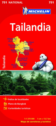 TAILANDIA - MAPA NACIONAL (751)