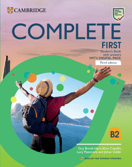 COMPLETE FIRST STUDENT`S BOOK WITH ANSWERS ENGLISH