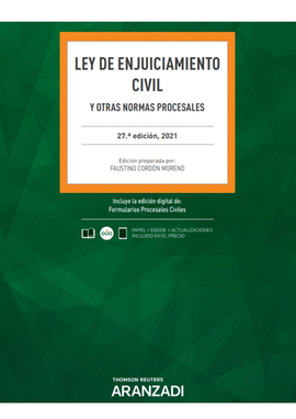 LEY DE ENJUICIAMIENTO CIVIL (PAPEL + E-BOOK) 2021