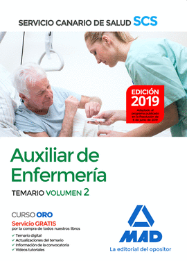 2019 TEMARIO 2 AUXILIAR ENFERMERIA  SERVICIO CANARIO DE SALUD