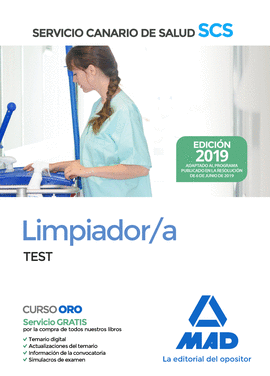 2019 LIMPIADOR/A DEL SERVICIO CANARIO DE SALUD. TEST