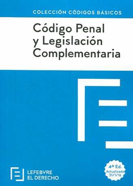 CDIGO PENAL Y LEGISLACIN COMPLEMENTARIA