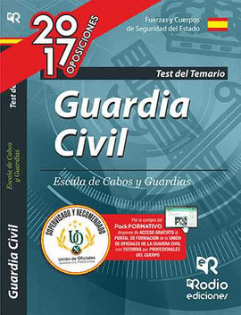 ED107 GUARDIA CIVIL TEST DEL TEMARIO. ESCALA DE CABOS Y GUARDIAS