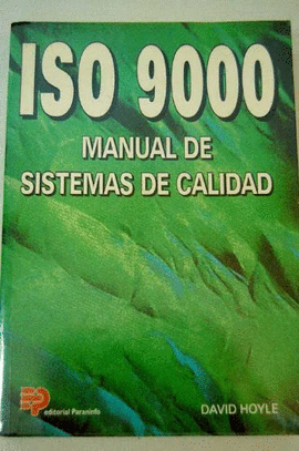 ISO 9000 MANUAL DE SISTEMAS DE CALIDAD