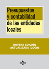 PRESUPUESTOS Y CONTABILIDAD DE LAS ENTIDADES LOCALES (9 ED.)