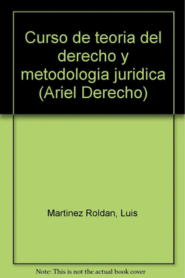 CURSO DE TEORIA DEL DERECHO Y METODOLOGIA JURIDICA