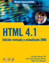 HTML 4.1. EDICION REVISADA Y ACTUALIZADA 2006