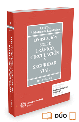 LEGISLACIN SOBRE TRFICO, CIRCULACIN  Y SEGURIDAD VIAL (PAPEL + E-BOOK)