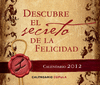 CALENDARIO SOBREMESA DESCUBRE EL SECRETO DE LA FELICIDAD 2012