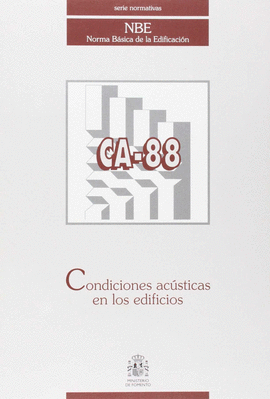 NORMATIVA NBE-CA-88 -CONDICIONES ACUSTICAS EN LOS EDIFICIOS