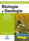 BIOLOGIA Y GEOLOGIA TEMARIO VOLUMEN III