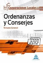 2012 TEMARIO GENERAL ORDENANZAS Y CONSERJES