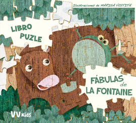 FABULAS DE LA FONTAINE LIBRO PUZZLE + 5 AOS