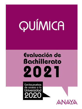 2021 QUMICA EVALUACIN DE BACHILLERATO