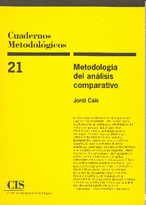 METODOLOGIA DEL ANALISIS COMPARATIVO(CUADERNOS DE METODOLOGIA)
