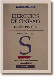 EJERCICIOS DE SINTAXIS TEORIA Y PRACTICA
