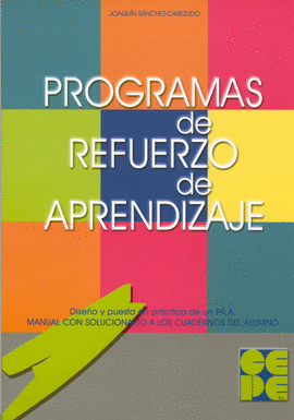 PROGRAMA DE REFUERZO DE APRENDIZAJE (PRA). MANUAL