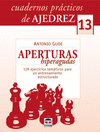 CUADERNOS PRACTICOS DE AJEDREZ N 13 APERTURAS HIPERAGUDAS