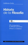 HISTORIA DE LA FILOSOFA. II (1): EL CRISTIANISMO Y LA FILOSOFA PATRSTICA. PR