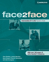 FACE 2 FACE INTERMEDIATE TEACHER`S BOOK WITH OVER 100 PAGES.