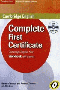 COMPLETE FIRST CERTIFICATE  WORKBOOK WITH ANSWERS