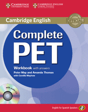 COMPLETE PET WORKBOOK WITH ANSWERS CAMBRIDGE ENGLISH