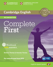 COMPLETE FIRST - WORKBOOK WITH ANWERS + CD - B2