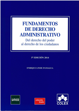 FUNDAMENTOS DE DERECHO ADMINISTRATIVO 5 ED.