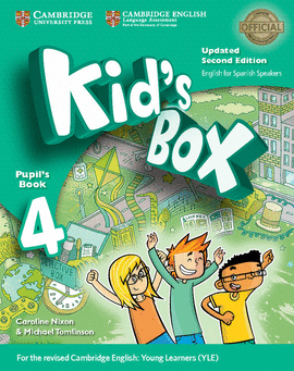 4 KID'S BOX LEVEL 4 PUPIL'S BOOK UPDATED ENGLISH FOR SPANISH SPEAKERS 2ND EDITION