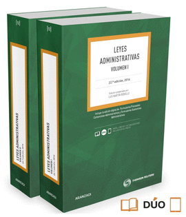 LEYES ADMINISTRATIVAS - 2 VOLMENES (PAPEL + E-BOOK)
