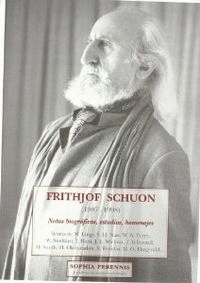 FRITHJOF SCHUON 1907 1998