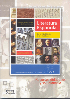 LITERATURA ESPAOLA 1-2 BACHILLERAT PROF