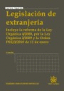 LEGISLACION DE EXTRANJERIA. INCLUYE LA REFORMA DE LA LEY ORGANICA