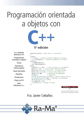PROGRAMACIN ORIENTADA A OBJETOS CON C++, 5 EDICIN.