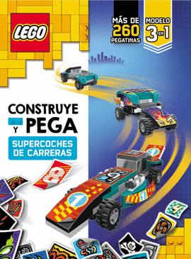 LEGO CONSTRUYE Y PEGA SUPERCOCHES CARRERAS