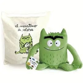 MONSTRUO DE COLORES PELUCHE VERDE  (CALMA)