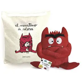 MONSTRUO DE COLORES PELUCHE ROJO  (RABIA)