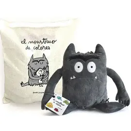 MONSTRUO DE COLORES PELUCHE GRIS  (MIEDO)