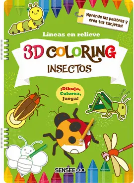 3D COLORING. INSECTOS 3D COLORING. INSECTOS