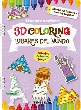 3D COLORING. LUGARES DEL MUNDO 3D COLORING. LUGARES DEL MUNDO