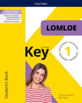 1 BA KEY TO BACHILLERATO 2ED 1. STUDENT'S BOOK. LOMLOE PACK