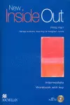 NEW INSIDE OUT INTERMEDIATE WORKBOOK WITH KEY - B1