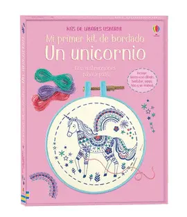 KIT DE BORDADO. UN UNICORNIO