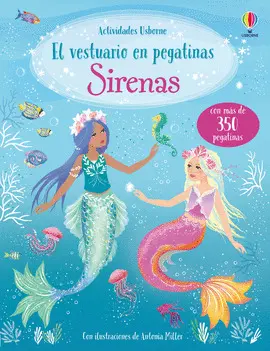 SIRENAS. VESTUARIO CON PEGATINAS