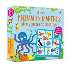 ANIMALES MARINOS. LIBRO Y JUEGO DE EMPAREJAR